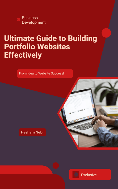 A portfolio website effectively showcasing creative work and skills