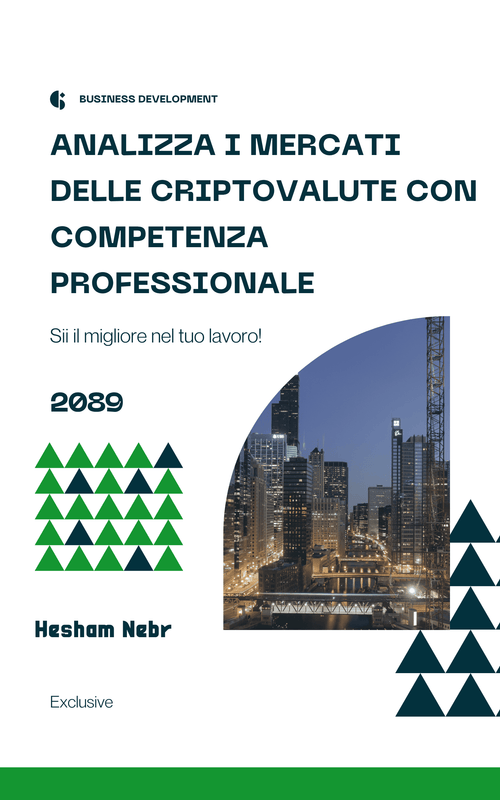 A cryptocurrency analyst reviewing digital currency trends on a computer - Italian