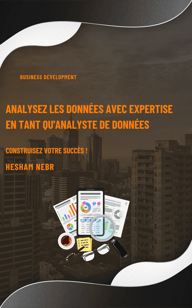 A data analyst examining graphs and data sets on a computer screen - French