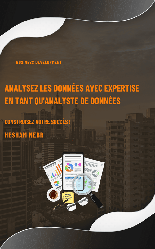 A data analyst examining graphs and data sets on a computer screen - French