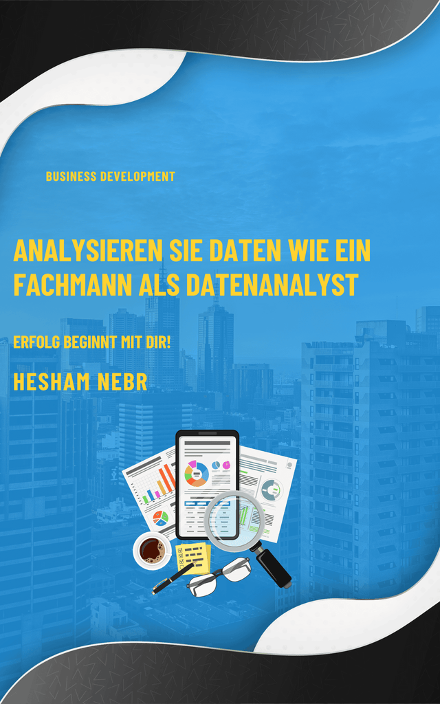 A data analyst examining graphs and data sets on a computer screen - German