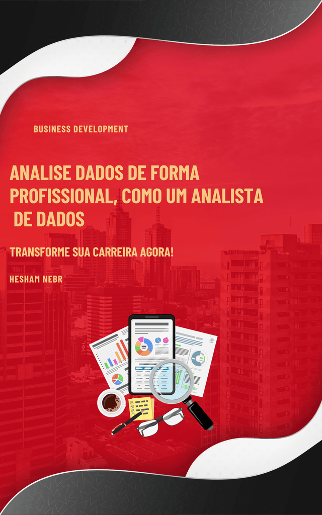 A data analyst examining graphs and data sets on a computer screen -  Portuguese