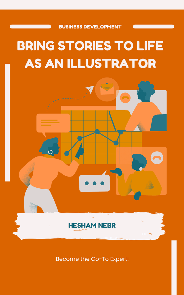 An illustrator sketching characters and scenes for a children's book