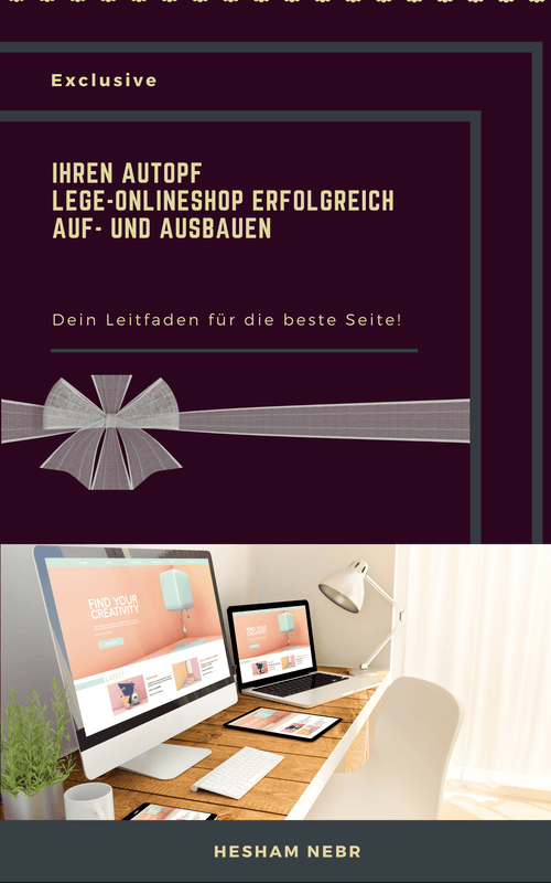 Creating a Website: Step-by-Step Visual Guide - German