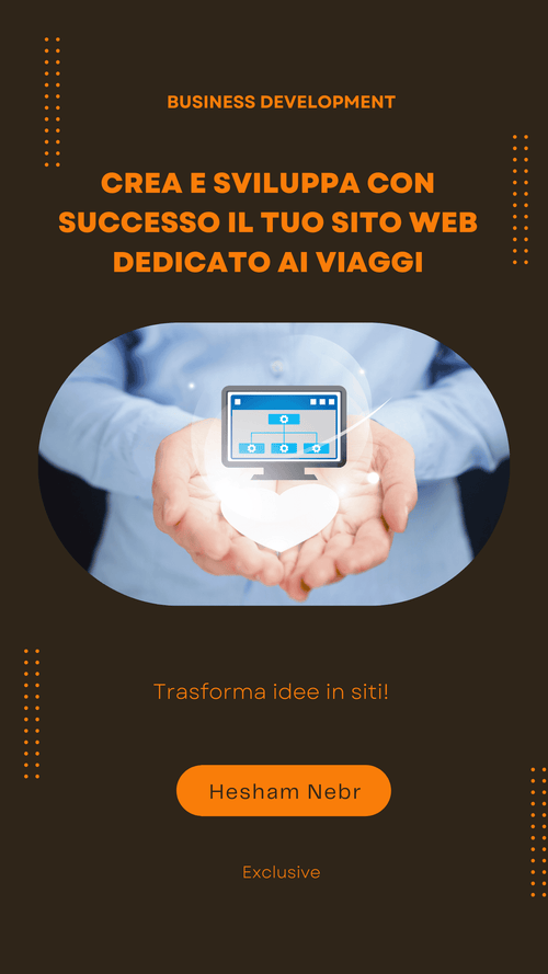 A travel-focused website showcasing destinations and travel tips - Italian