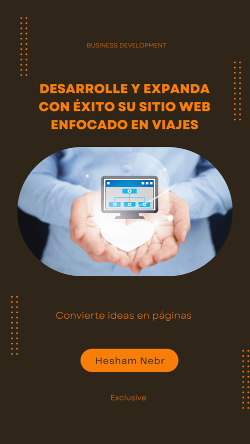 A travel-focused website showcasing destinations and travel tips - Spanish