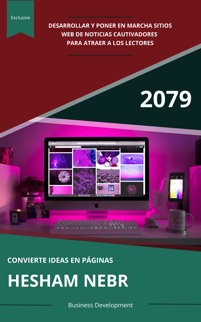 A news website with a compelling layout designed to attract readership - Spanish