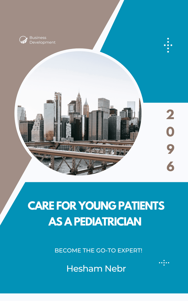 A pediatrician discussing health and development with young patients