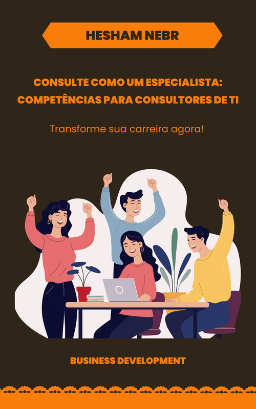 An IT consultant engaged in a discussion with a client over technical solutions -  Portuguese