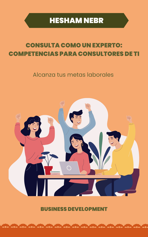 An IT consultant engaged in a discussion with a client over technical solutions - Spanish