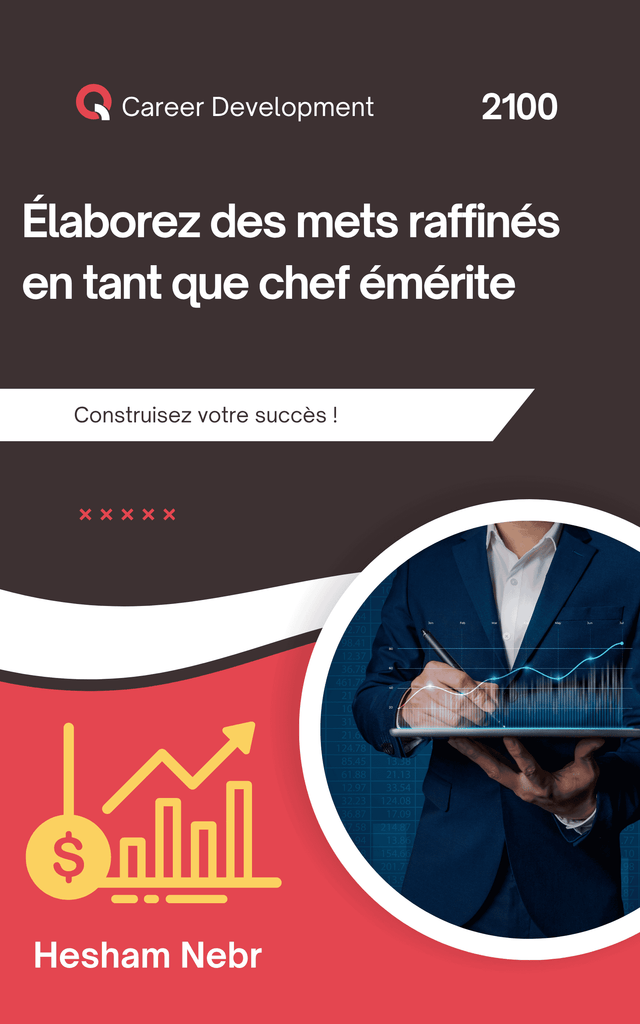 A chef expertly preparing a gourmet dish in the kitchen - French