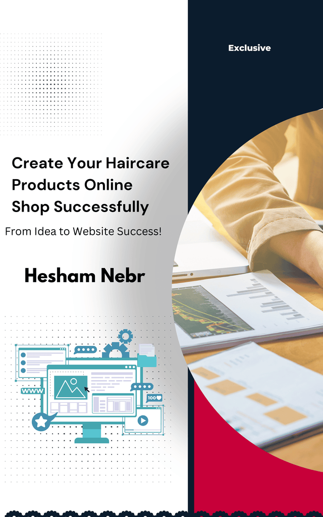 A collection of haircare products featured in a clean, modern website