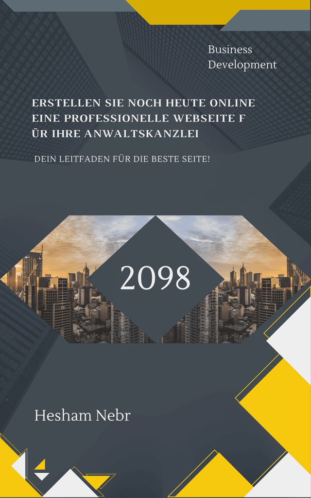 A professional law firm website with easy navigation and contact features - German