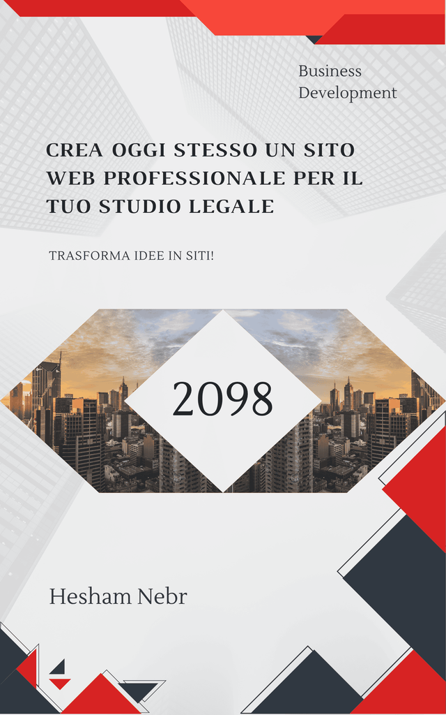 A professional law firm website with easy navigation and contact features - Italian