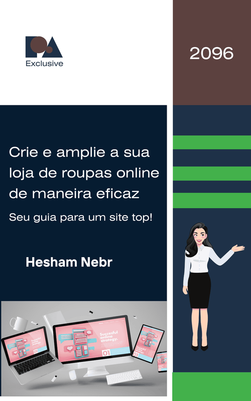 A fashionable clothing store website with diverse apparel options -  Portuguese