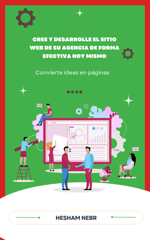 An agency website featuring services and a portfolio section - Spanish