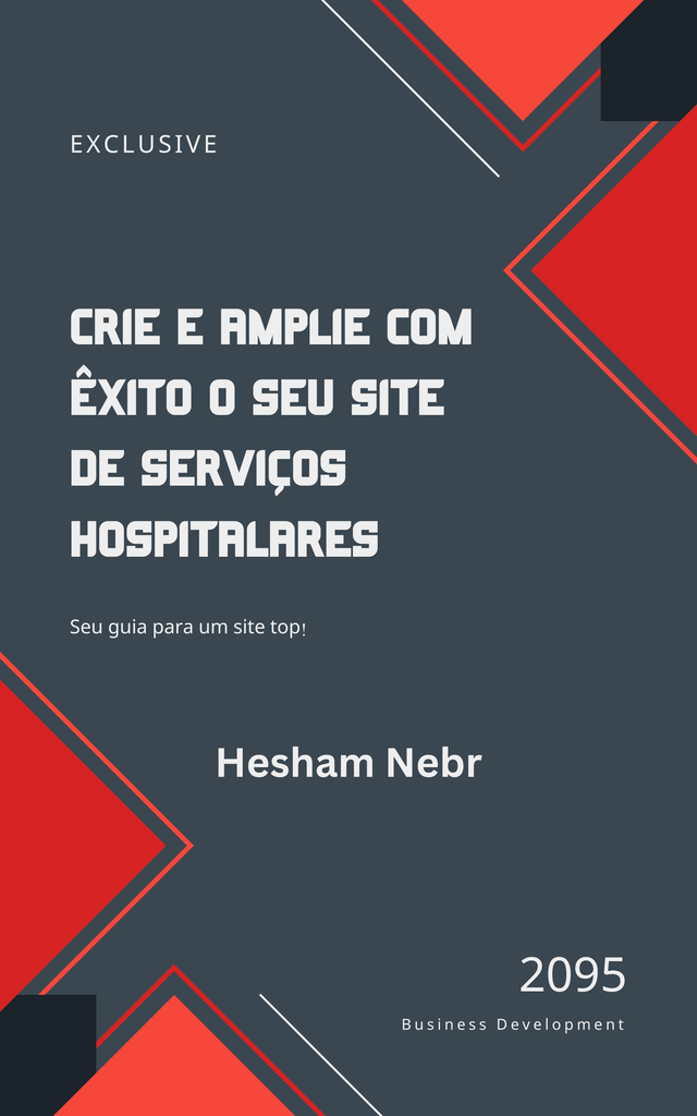 A hospital services website showcasing health services and information -  Portuguese