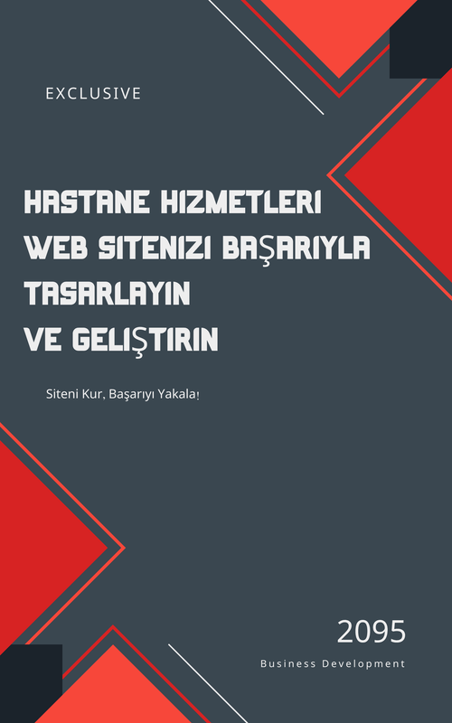 A hospital services website showcasing health services and information - Turkish