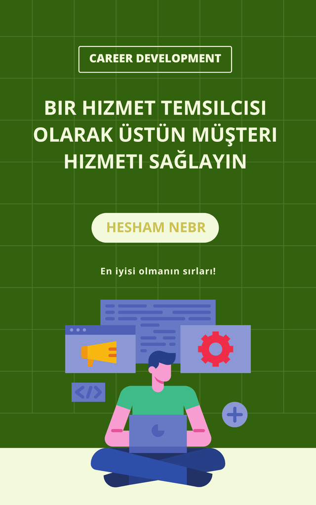 A customer service agent assisting clients with inquiries in a call center - Turkish