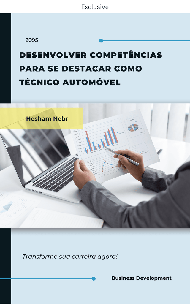 Cover of ebook on career advancement for professionals - Portuguese