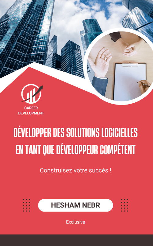 A software developer writing code to build innovative applications - French