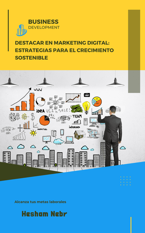 A digital marketer analyzing data and building strategies on a laptop - Spanish