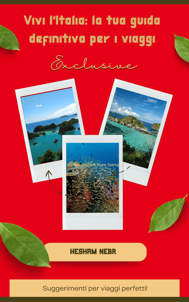 A rich visual display of Italy’s iconic landmarks, showcasing culture and cuisine - Italian