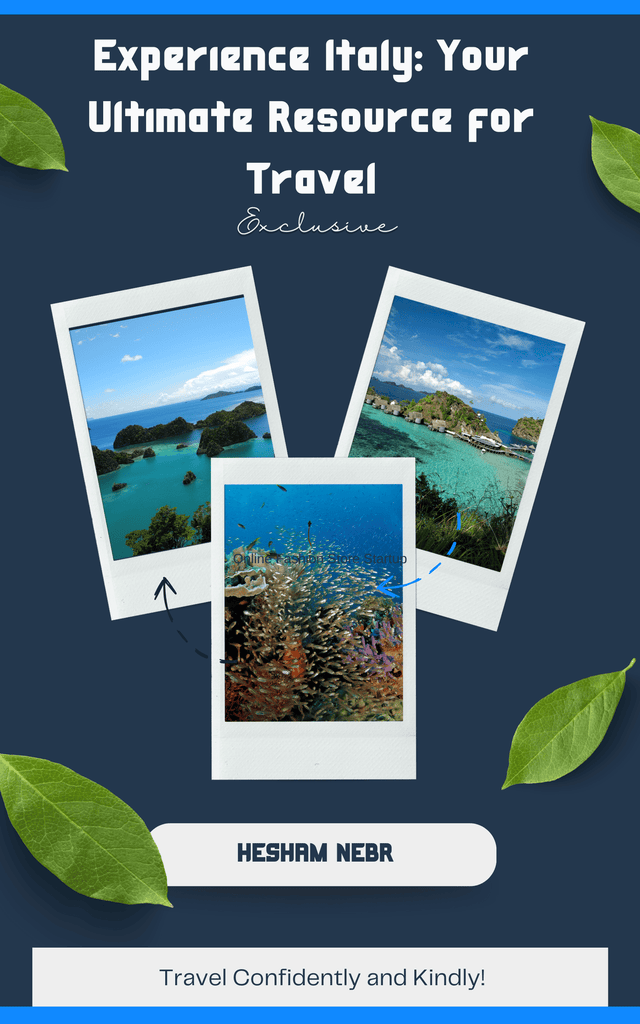 A rich visual display of Italy’s iconic landmarks, showcasing culture and cuisine