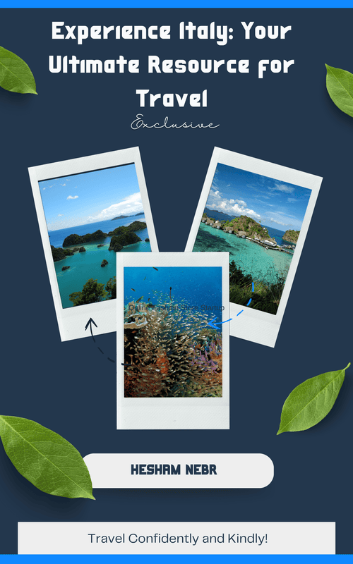 A rich visual display of Italy’s iconic landmarks, showcasing culture and cuisine