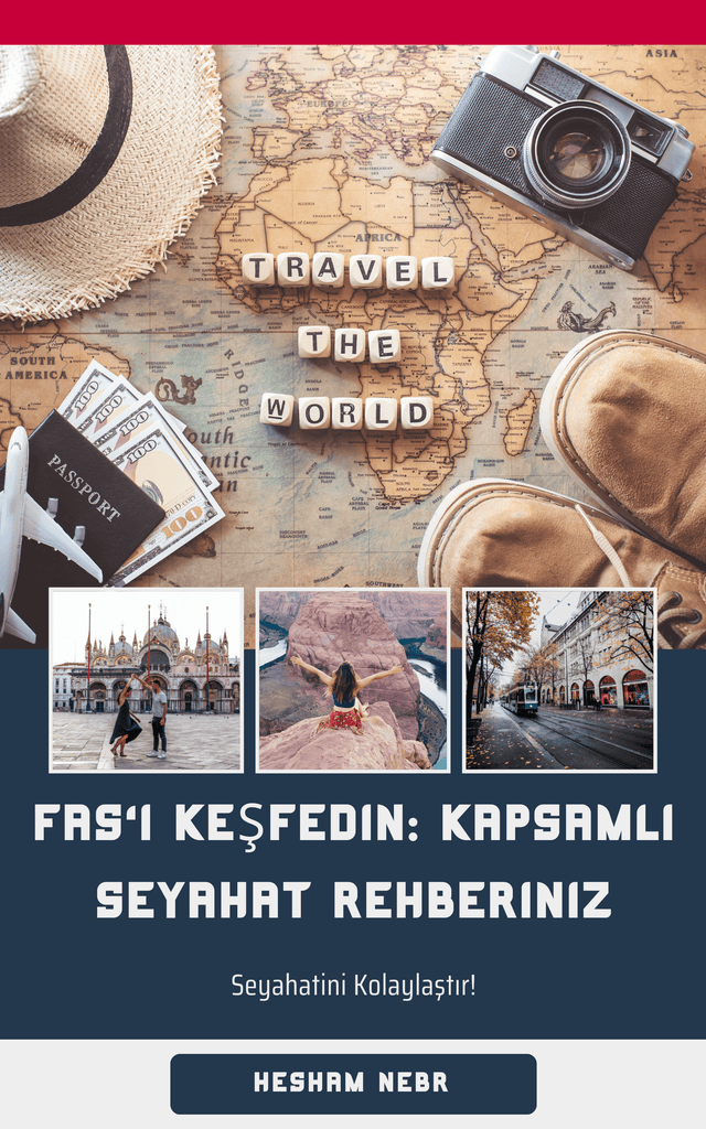 A travel guidebook highlighting Morocco’s unique architecture and landscapes - Turkish