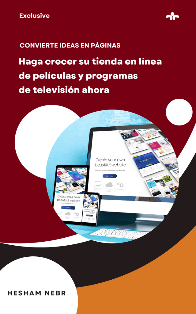 An online retail store for movies and TV shows, showcasing popular titles - Spanish