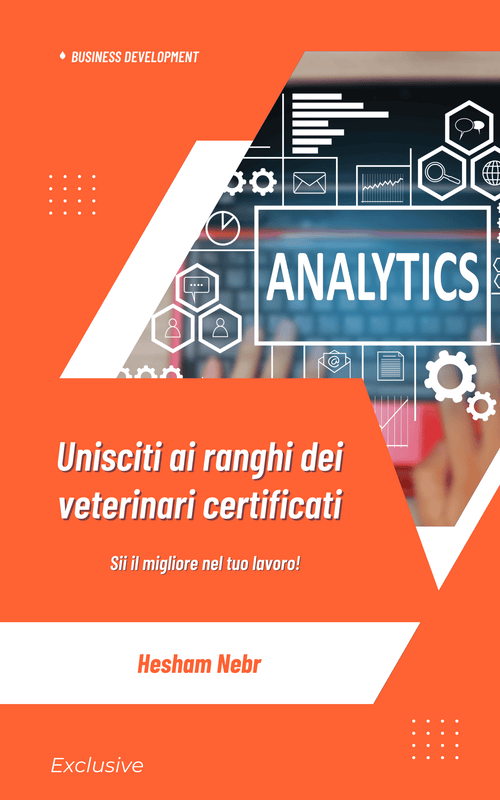 A veterinarian examining a pet in a modern clinic - Italian