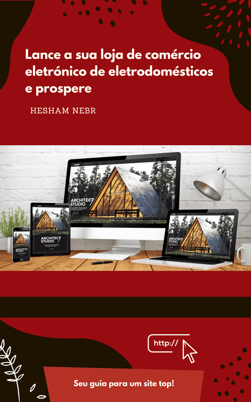 A modern home appliances shop highlighting various essential appliances -  Portuguese