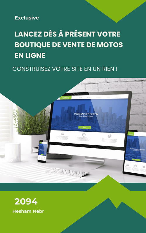 A dynamic online platform for buying and selling motorcycles - French