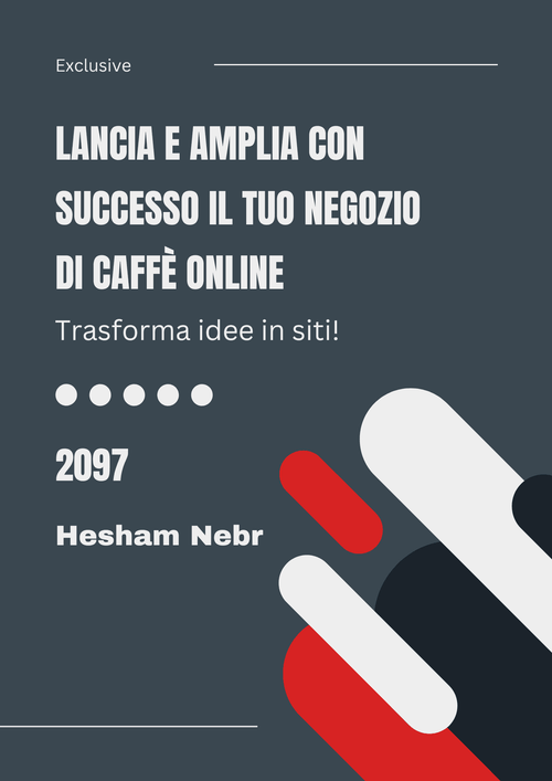 An inviting online coffee shop featuring various blends and brewing accessories - Italian