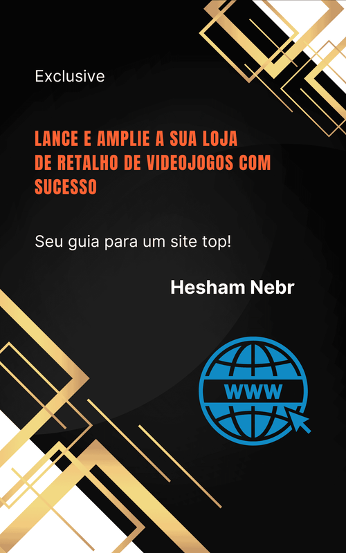 A vibrant online retail shop focused on video games and consoles -  Portuguese