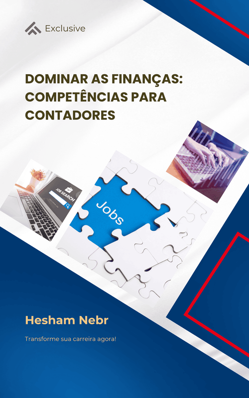 An accountant managing financial records and analysis -  Portuguese