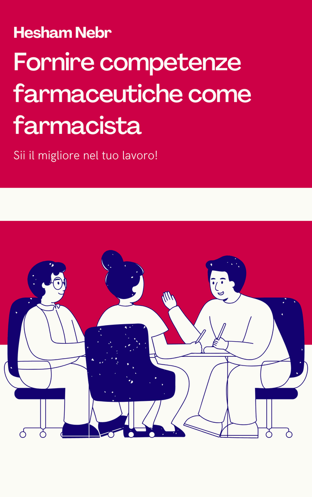 A pharmacist preparing medication and counseling patients - Italian