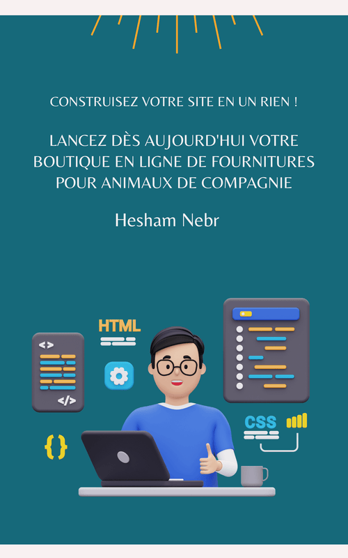 A vibrant online shop interface featuring various pet supplies - French