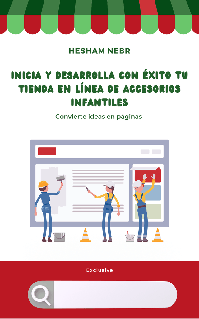 A playful online store featuring a variety of kids' accessories - Spanish