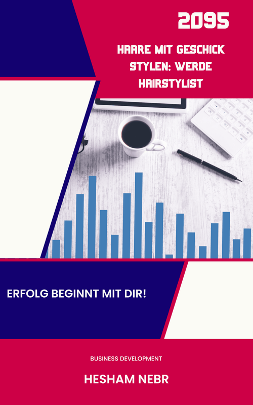 A hair stylist creating a stunning hairstyle for a client - German