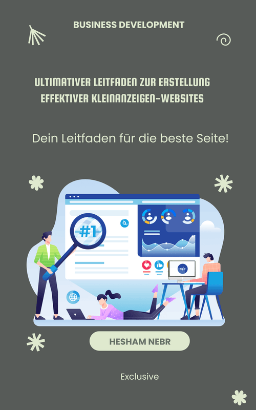Infographic on how to create an online business effectively - German