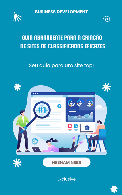 Infographic on how to create an online business effectively - Portuguese